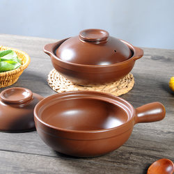Ceramic Clay Pot for Claypot Rice, High Temperature Resistant, Non-Cracking, Small Clay Pot for Rice Noodles, Special Clay Pot for Gas Stove, Commercial Ceramic Clay Pot
