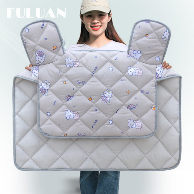 Electric motorcycle windshield is medium -thick four -seasons universal double -sided waterproof small battery car wind cover wind cover spring and autumn thin