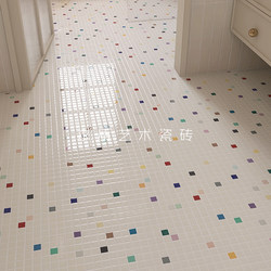 300X300 French Cream Style Dopamine Bathroom Tiles Bathroom Floor Tiles Popping Candy Tiles Kitchen Wall Tiles