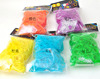 Export rainbow loom luminous rubber band supplementary bag weaving bracelet rainbow loom rubber bands