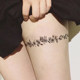 Net red thigh tattoos, waterproof men and women, vines entangled with long -lasting flower legs, net red simulation sexy big picture