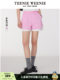 TeenieWeenie Bear Women's Shorts 2025 Summer New Vibrant and Fashionable Spliced ​​Sports and Leisure Sleep Pants