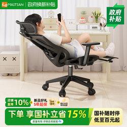 Ergonomic Chair, Waist-Protecting Computer Chair, Comfortable for Long Sitting, Home Backrest, Gaming Chair, Reclining Office Chair