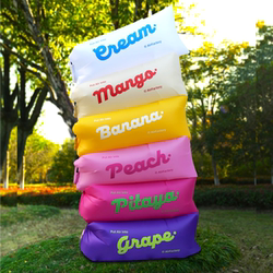 Inflatable Sofa Outdoor Music Festival Couple Portable Air Cushion Picnic Camping Lazy Air Bed Dopamine Lounge Chair