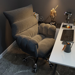 Computer Chair, Comfortable for Long Sitting, Executive Chair, Home Office Chair, Reclining Lazy Sofa Chair, Desk Study Chair