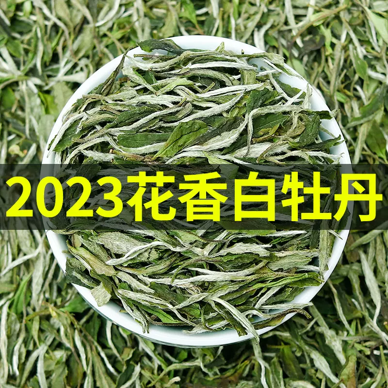 福建白茶毫香福鼎荒山花香白牡丹2023高山春茶明前茶头采散茶500g