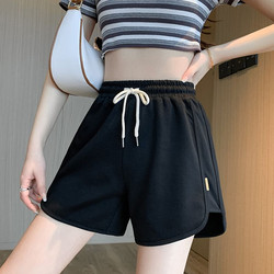 Women's Summer Thin Sports Shorts for Students, Suitable for Running, Casual Wear, Loose Fit, Slimming, Can Be Worn at Home or Outdoors, Five-Point Shorts