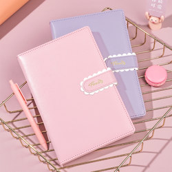 Simple Notebook ins Stylish and Beautiful Fresh Diary Planner Creative Literary Notepad for Girls
