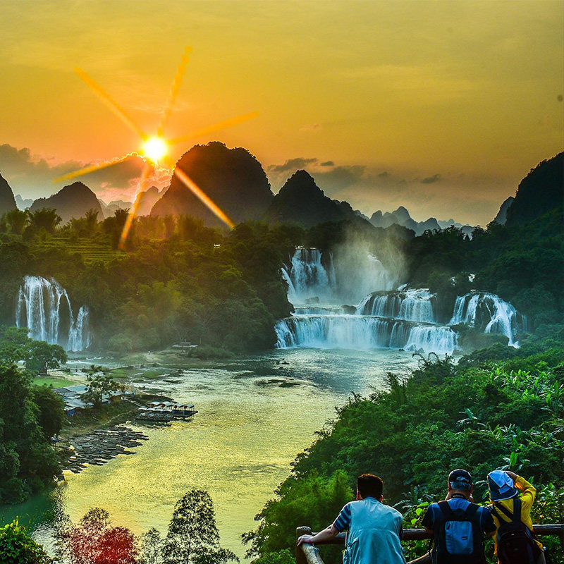 【纯玩小团】广西南宁崇左旅游德天大瀑布跨国一日游含门票跟团游