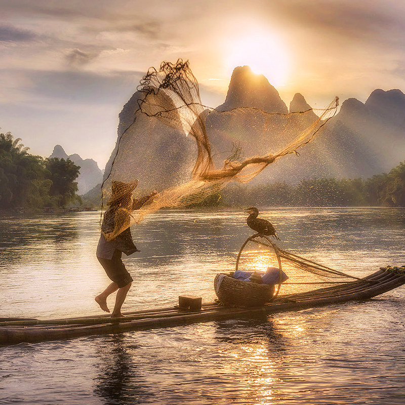 广西桂林北海涠洲岛旅游纯玩6天5晚桂林漓江阳朔遇龙河象山六日游