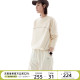 CLOUDSPACE contrast color Hasselblad line design top 2025 spring slim pullover sweatshirt for women