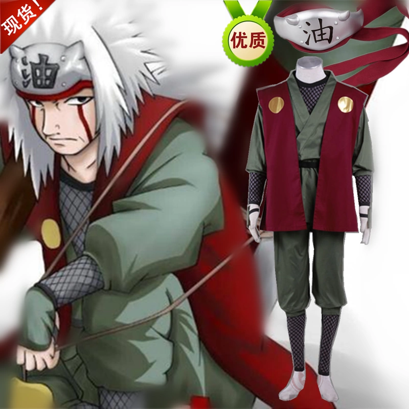 Anime Naruto trang phục COSPLAY nam Naruto Jiraiya dâm đãng bất tử COS trang phục trọn bộ