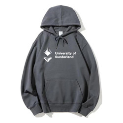 University of Sunderland in the Uk Commemorates International Students with a Fleece-Lined Pullover Sweatshirt