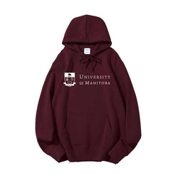 University of Manitoba Pullover Sweatshirt University of Manitoba Souvenir Hoodie