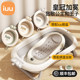 IUU baby bathtub baby bathtub toddler sitting and lying folding large bathtub home newborn children's supplies