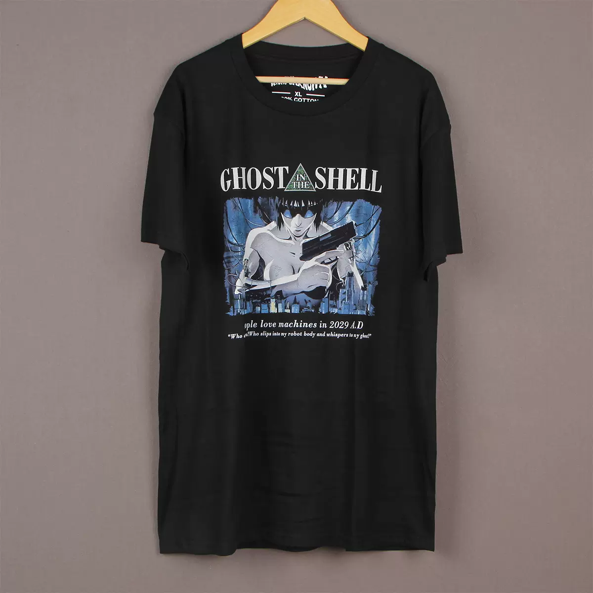 攻壳机动队T恤Ghost in the Shell 押井守动漫纯棉短袖T-Shirt-Taobao