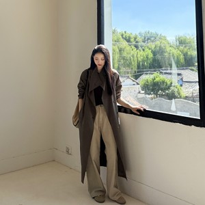 
Thames in the wind丨Rarity of mulberry silk silk crepe丨Screen dry silk fabric loose windbreaker MY5821