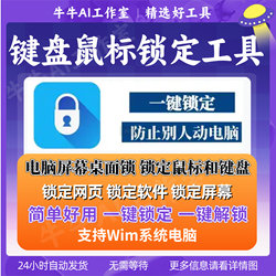 Mouse Lock, Keyboard Lock, Computer Hang-Up Prevention, Automatic Screen Lock When Moving, Web Page and Software Security Tool