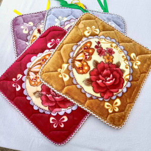 Weaamei Plush Chair Corridor Corridor April Winter Thicked Warm and Anti -Slide Chair Cushion Suskeletal Steak Dart Cushion Cushion Cushion