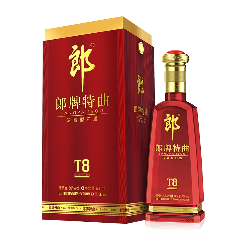 酒厂自营]郎酒郎牌特曲T8浓香型白酒50度500ml 纯粮过节送礼-Taobao