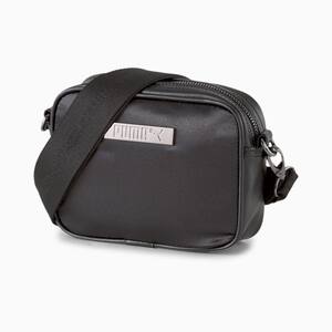 Puma PUMA women's bag shoulder bag messenger bag PU stitching casual small bag solid color zipper genuine 078353
