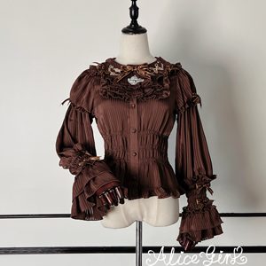 
[Deposit] Alice girl’s original new Lolita doll-like long-sleeved shirt