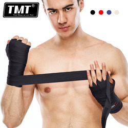 Tmt Boxing Bandage Hand Wraps Protective Gear Sanda Hand Wraps Punching Bag Hand Protection Training Muay Thai Bandage Sports Fighting