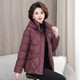 2025 Winter New Short Down Down Cotton Jackets Women's Large Size Middle-aged and Elderly Women's Cotton Clothes Jackets Thickened Mother's Cotton Jackets