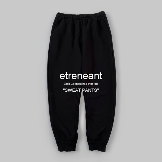 Tax included and free shipping Japanese etreneant high-quality pure cotton soft waxy warm wool-wrapped elastic high-waisted thick sweatpants for women