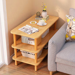 Living Room Sofa Side Table, Bedroom Bedside Table, Simple Side Cabinet, Corner Table, Movable Mini Coffee Table