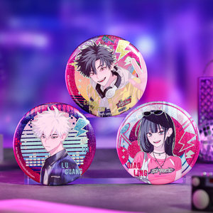 
Time Agent Animation Retro Time Series Tinplate Badge Official Edition Chengxia Lu Guangbaji