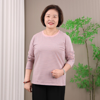 
Large size cotton base shirt casual top