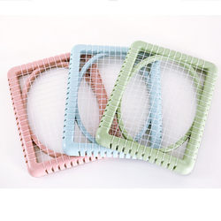 Factory Workshop Stool Seat Cushion Summer Cooling Plastic Mesh Breathable Student Chair Cushion Garment Factory Employee Seat Cushion