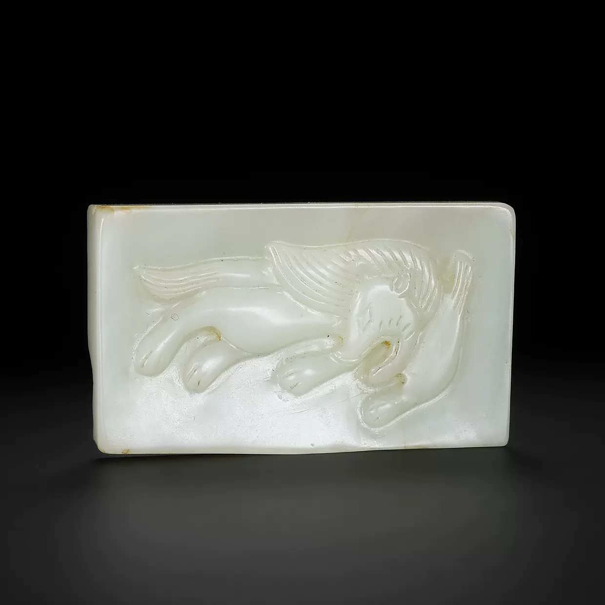 汉代红沁玉龙佩古玉老玉高古玉古玩古董古玉收藏汉代古玉满红沁