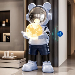 Astronaut Living Room Large Floor-Standing Ornament Tv Cabinet Decoration Light Luxury High-End Designer Aerospace