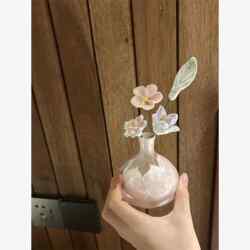 Jingdezhen Ceramic Flower Ornaments, Creative Qixi Festival Gifts for Girls, Eternal Flowers to Decorate the New Home, 100 Express Deliveries