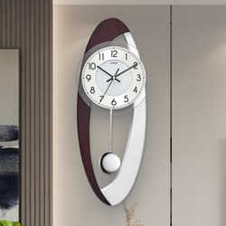 Smooth Sailing Wall Clock Living Room Clock 2025 New Model Clock Home Pendulum Clock Silent Simple Modern Light Luxury