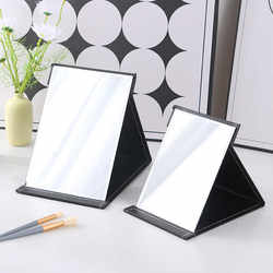 Mirror, Makeup Mirror, Foldable, Tabletop, Portable, High-Definition, Student Dormitory, Princess Style, Female, Large and Small Sizes, Desktop Dressing Mirror