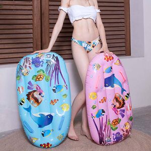 
Hot selling new product children's inflatable water paddling float swimming ring enlarged and thickened leisure flat-laying swimming ring
