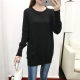 Sunshine Home Autumn New Style Foreign Trade European and American Women's Clothing Round Neck Pullover Base Shirt Soft Sweater Large Size Knitted Sweater