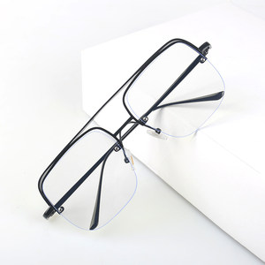 
Celebrities' same style glasses for men, black large frame glasses, women's anti-blue light glasses, flat glasses, no damage to glasses frames, new