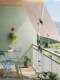 Everite Balcony layout area parasol outdoor courtyard blocking sunlight outdoor camping rotating beach umbrella
