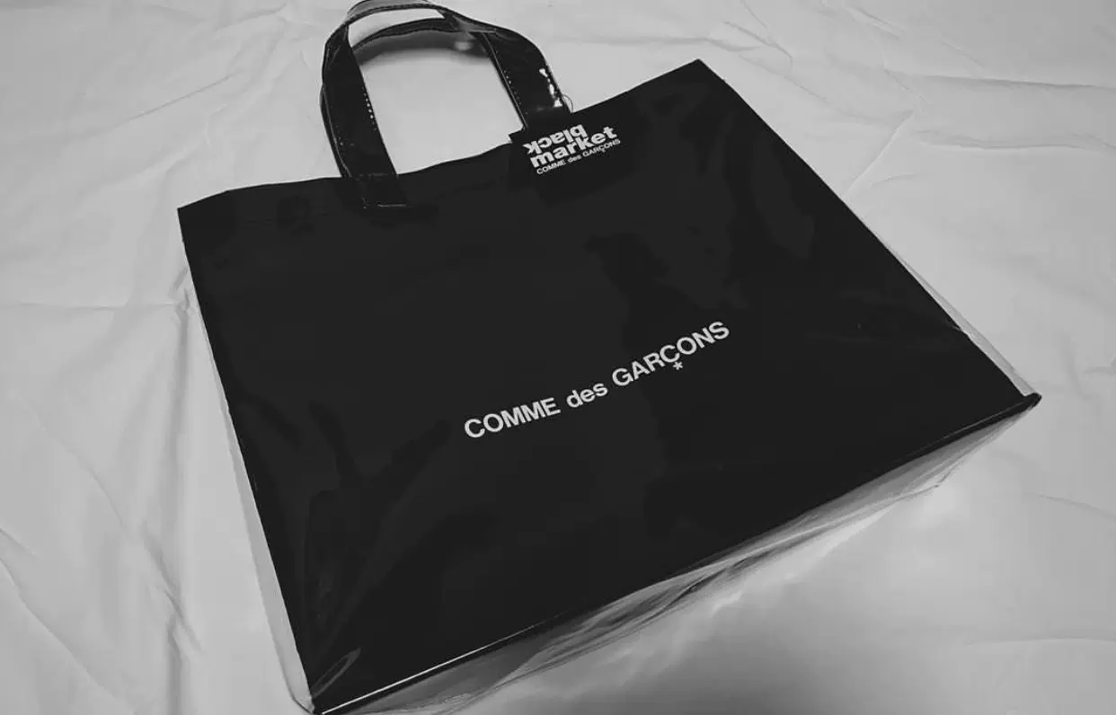 Comme des Garcons Black Market限定CDG Tote Bag 黑色購物袋-Taobao