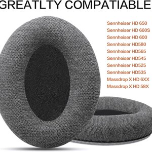 
Suitable for Senhai HD545 HD565 HD580 HD600 HD650 headphones sponge cover ear cups linen ear covers