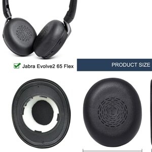 
Suitable for Jabra Evolve2 65UC/MS Flex sponge cover mesh head beam protective cover