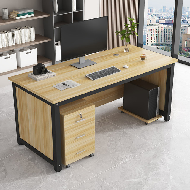 Simple and modern desk home economy computer desk staff multi -function ...