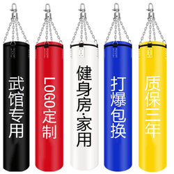 Thai Boxing Punching Bag, Hanging Solid Sandbag for Adults and Children, Home Use Taekwondo Fitness Training Equipment