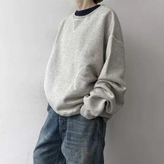 トップス chimala TOP GRAY VINTAGE CREW SWEAT トップス chimala TOP GRAY VINTAGE CREW SWEAT Vintage