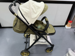 Liyi stroller stroller can sit and lie down for infants and toddlers 0 to 3 years old, lightweight foldable high-view children's hand push