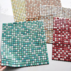 Small Mosaic Tiles for Flower Beds, Water Ponds, Fish Ponds, Small Brick Pieces for Outdoor Courtyard Edging, Flower Bed Non-Slip Wall Stickers